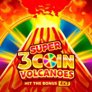 3 Super Coin Volcanoes slot game